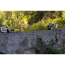 Ponte di Nose: colazione dei camminatori