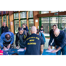 Ritrovo e iscrizione presso la palestra comunale di Nesso